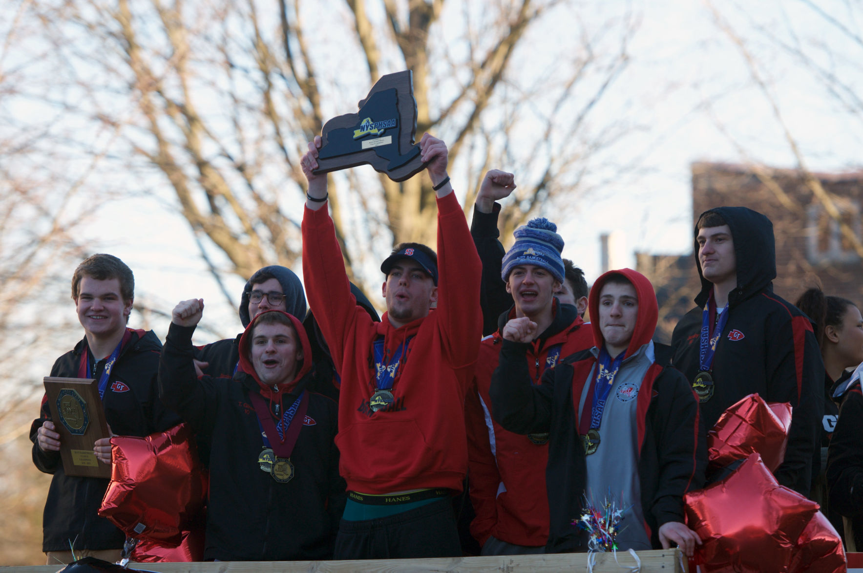 GF basketball parade